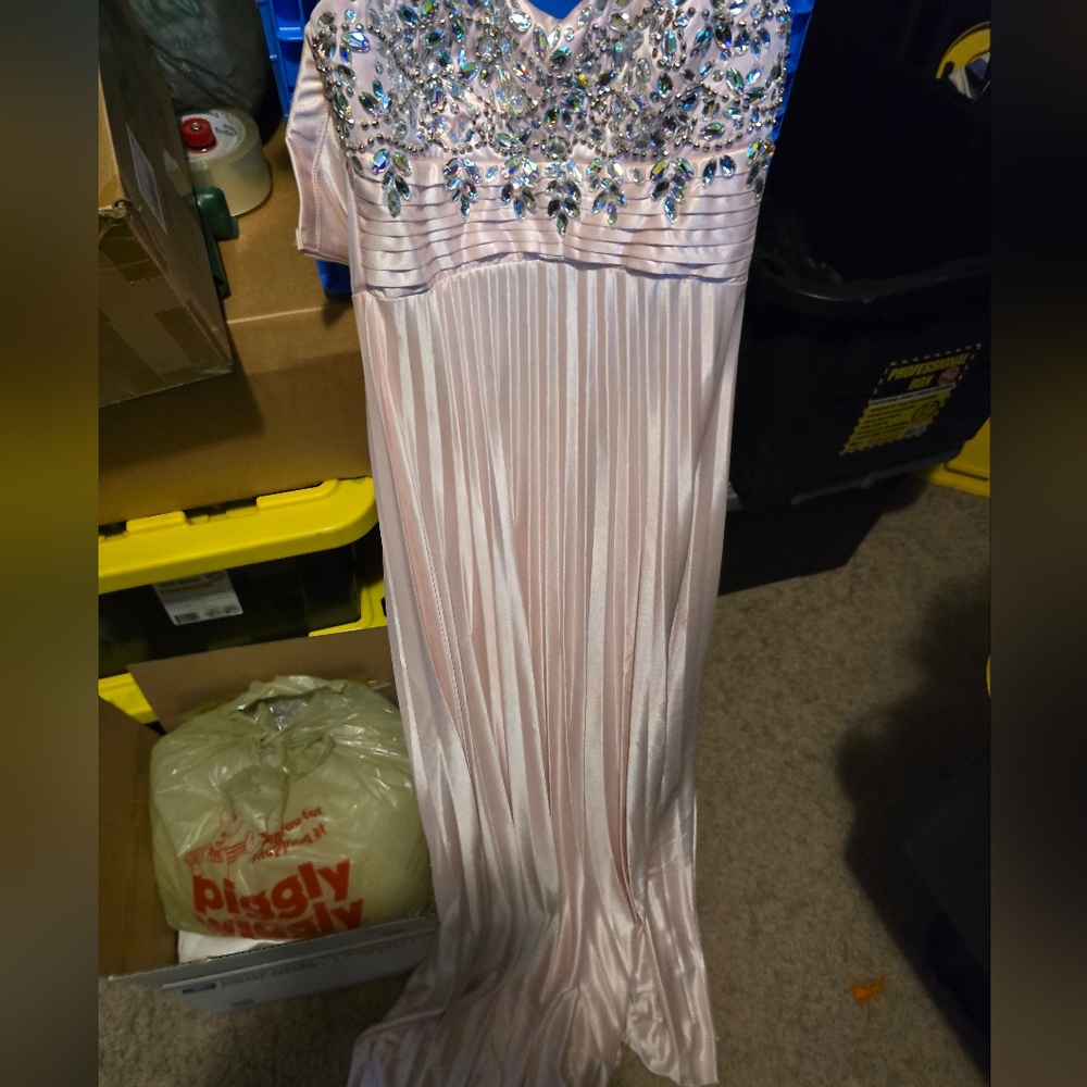 Pink prom dress